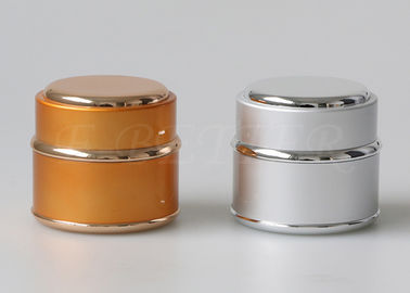 Luxury Empty Glass Lip Balm Containers PP Plastic Material Silver Color