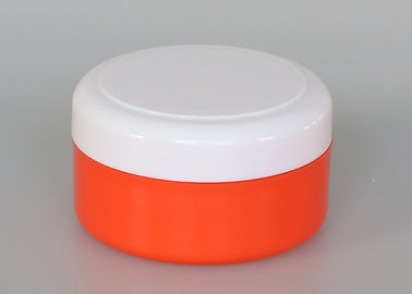 Beauty Small Empty Face Cream Jars Cosmetic Packaging Orange Color 150ml