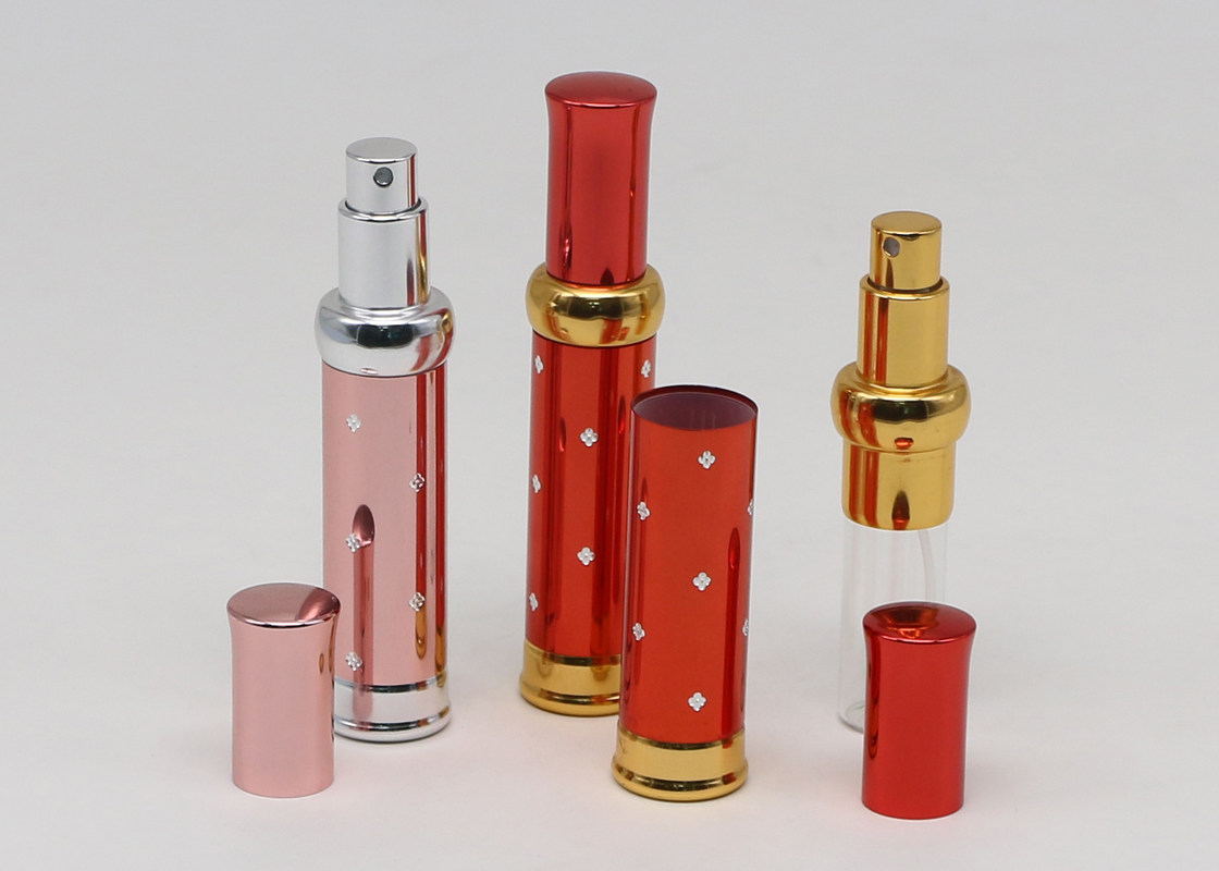 Handbag Easy Fill 20ml Perfume Atomiser Spray Bottle Reusable Red Color