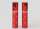 Red Mini 20ml Engraved Portable Perfume Atomiser Surface Dot Screw On Seal