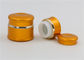 Aluminium  Glass Cosmetic Jars Containers 15ml 20ml 50ml Gold Color