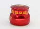 Outer Aluminum Skin Cream Containers Beautiful Cosmetic Packaging Red Color