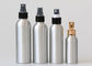 100ml Aluminum Cosmetic Bottles With Fine Mist Spray Pump 110mm High