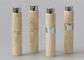 Travel Size Twist And Spritz Atomiser 10ml Plastic Mini Spray Bottle Wood Grain Surface