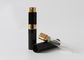 Black Mini Perfume Atomiser Cylindrical Shape Empty Perfume Bottle