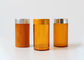 Matte Black Plastic pill bottle capsules vitamin supplement in stock