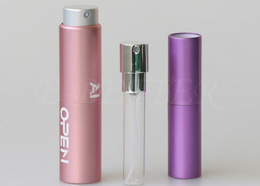 Oxidation aluminum case Handbag Refillable Twist And Spritz Atomiser