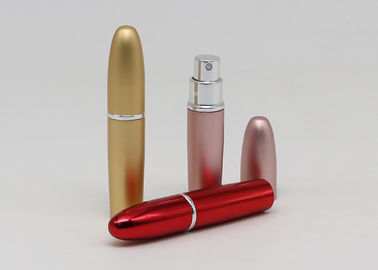 Mens Travel Refillable Fragrance Portable Perfume Atomiser Spray Bullet Shaped Colorful
