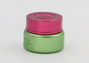 Custom Airless Cosmetic Sample Jars 15ml 30ml Green Wine Red Color