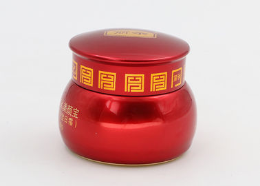 Outer Aluminum Skin Cream Containers Beautiful Cosmetic Packaging Red Color