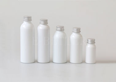 White Aluminum Empty Plastic Cap Power Cap Aluminum Ldp Aluminum Cosmetic Bottles