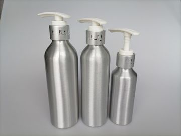 Skin Care Silver  Small Aluminum bottles Pump Bottle 120ml Face Serum Packing Cosmetic Pump Bottles