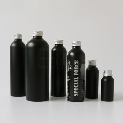 30ml 50ml 100ml 250ml Aluminum Cosmetic Bottles With Screw Lids