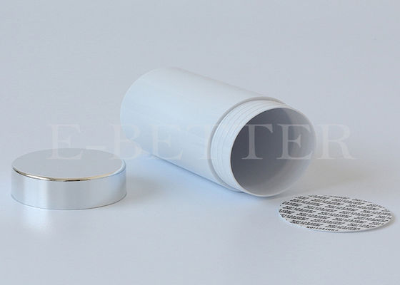 high end 500ml PET pill bottle Transparent metallic color black white customize logo acceptable