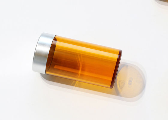 50ml small size customized transparent PET injection capsules bottle