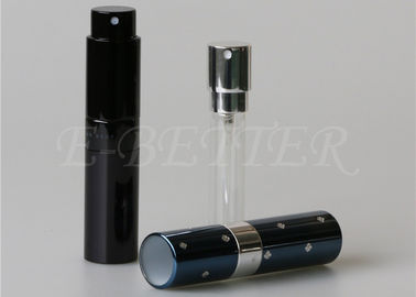 15ml Black Twist And Spritz Atomiser Vintage Perfume Sprayer Dispenser