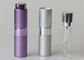 Round Metal 5ml Refillable Twist And Spritz Atomiser Travel Perfume Bottle Twisted Matte Silver Color