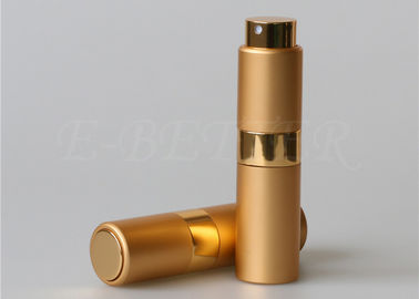 Luxury Small Twist And Spritz Atomiser Cosmetics Aluminum Perfume Bottle