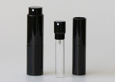 15ml Black Twist And Spritz Atomiser Travel Size Perfume Dispenser Holder