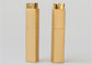 Gold Square Twist And Spritz Atomiser Refillable 20ml Glass Lovely Matte