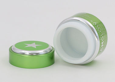 Small Glass Lotion Containers For Creams And Lotions Skin Care Green Color