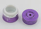 Purple Empty Glass Cosmetic Jars 20ml For Homemade Cosmetics Body Cream Packing