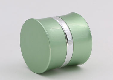 Eye Cream Green Glass Cosmetic Jars 15g Cosmetic Packing Aluminum Shell