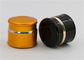 Gold Black Glass Cosmetic Cream Jar With Lids 50g Beauty Cream Support