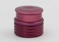 Purple Glass Cosmetic Jars ,  Glass Cream Containers For Creams And Lotions
