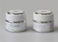 White Plastic Cosmetic Jar , Makeup Moisturiser Small Ointment Containers 50g