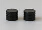 Plastic Storage Caps For Canning Jars Black Color Ribbed 24 / 410