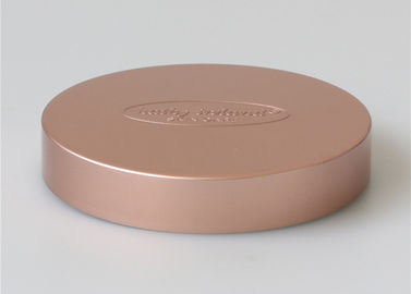 89 / 400 Metal Screw Jar Lids , 89mm Cosmetic Jars Aluminum Screw Cap