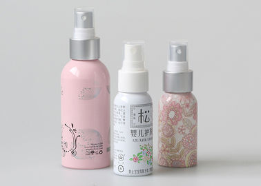 Perfume Aluminum Pump Bottles 50ml Printed Logo Color Painting