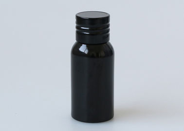 30ml  Black Small Aluminum Lotion Bottles Airless 30ml / 1oz 76mm Height