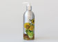 Pump Aluminum Cosmetic Bottles , 100ML 300 Ml 500ML Aluminum Bottle Packaging Body Lotion