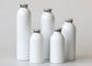Empty Aluminum Cosmetic Bottles , White Talcum Powder Bottles With Sifter