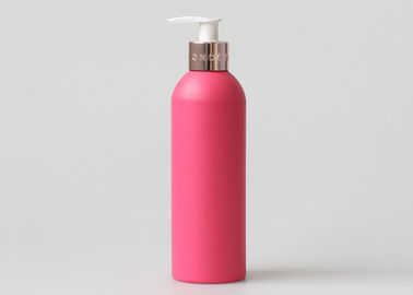 380ml Aluminum Cosmetic Bottles , Aluminum Shampoo Bottles With Lotion Pump