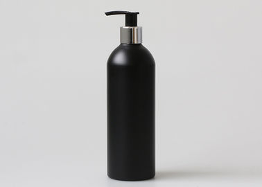 380ml Aluminum Cosmetic Bottles , Aluminum Shampoo Bottles With Lotion Pump