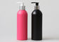 380ml Aluminum Cosmetic Bottles , Aluminum Shampoo Bottles With Lotion Pump