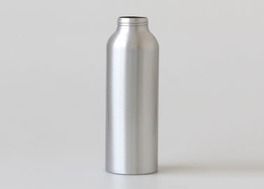 Cosmetic Foam Aluminum Pump Bottles 300ml 500ml Silver Color Large Size