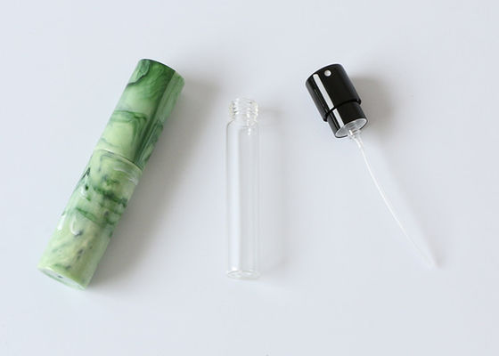 Refillable Mini Perfume Atomiser Spray Bottles Emerald Green Color Free - Sample