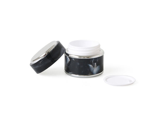 50ml double wall plastic cosmetic jar skin whitening cream container