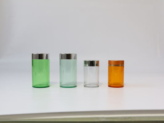 80mm 150cc Transparent Tablet Powder Plastic Capsule Bottle