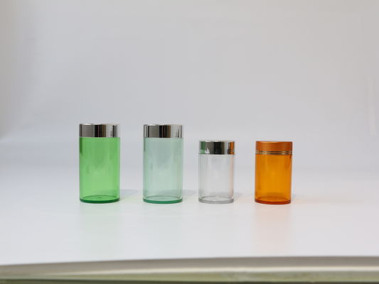 Non Toxic 50ml Transparent Empty Prescription Pill Bottles