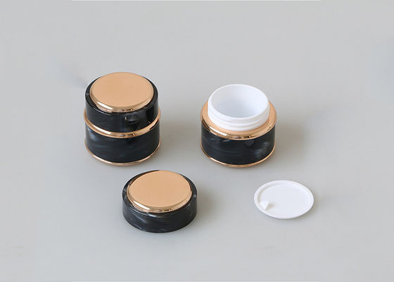 Small marble 50 g Plastic Cosmetic Jar empty Face Cream Containers in stock