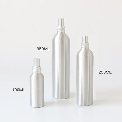 380ml Aluminum Cosmetic Bottles , Aluminum Shampoo Bottles With Lotion Pump