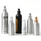 Empty Aluminum Cosmetic Bottles , White Talcum Powder Bottles With Sifter