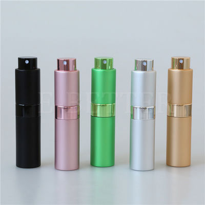 Twist up refillable perfume atomiser cologne dispenser cosmetic packaging