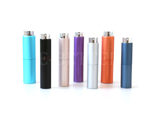 Wholesale Luxury Small Silver Refillable Perfume Atomiser Travel Spray bottle 8ml