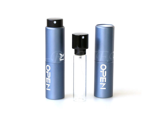 15ml Metal Twist Luxury empty refillable perfume atomizer spray fragrance Perfume Bottle with sprayer